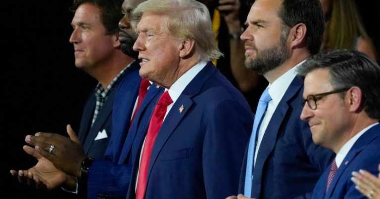 Republicans start convention promoting false idea of Trump’s great economy.