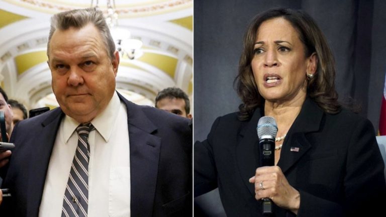 Senator hasn’t endorsed Harris for president