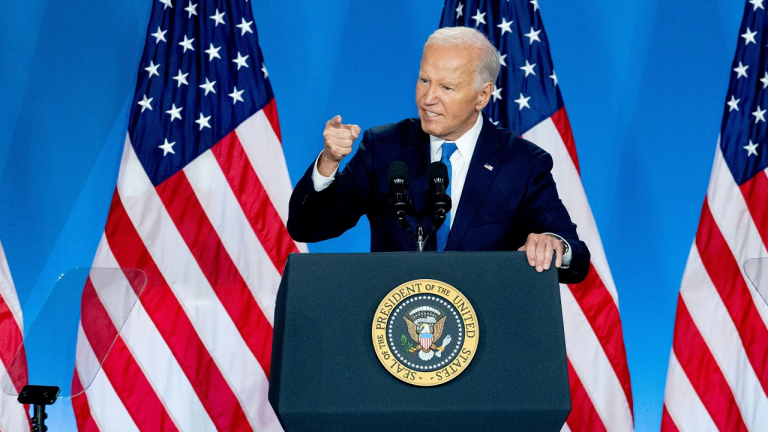 Top House Intelligence Committee Democrat urges Biden to stop campaigning after NATO conference.