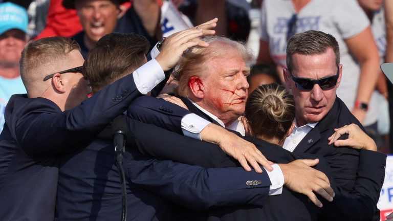 Trump Jr. says father is in good spirits after shots fired at PA rally and hospital visit