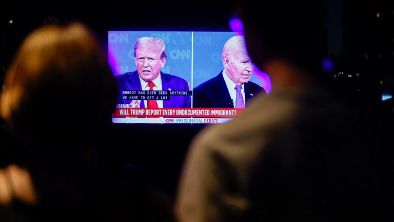 Trump challenges Biden to second debate with condition