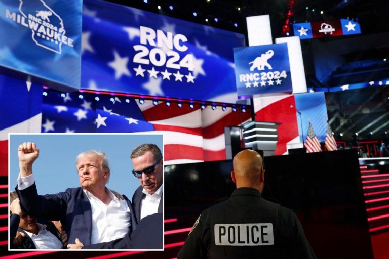 Trump enters RNC convention while Biden and Democrats lose support.