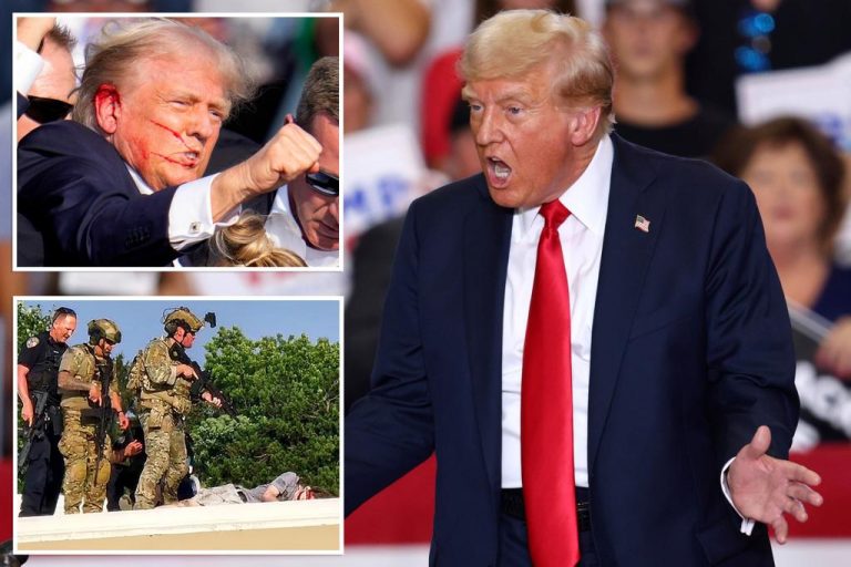 Trump suggests Democrats think he’s a danger to democracy after being shot.
