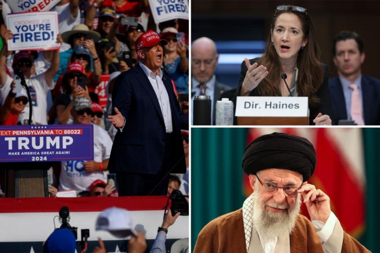 US intelligence agencies say Iran is trying to influence the 2024 election to prevent Trump from winning.