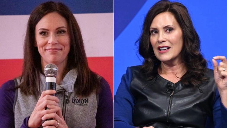 Whitmer’s former opponent says Democrats should not replace Biden with her.