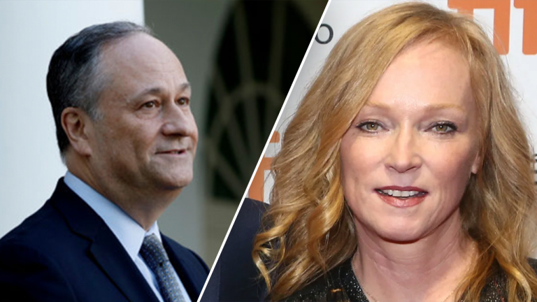 Doug Emhoff’s ex-wife reacts to news of his affair with nanny.