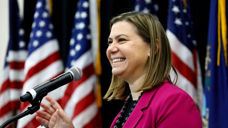 Elissa Slotkin, a Democrat, wins Senate primary in Michigan.