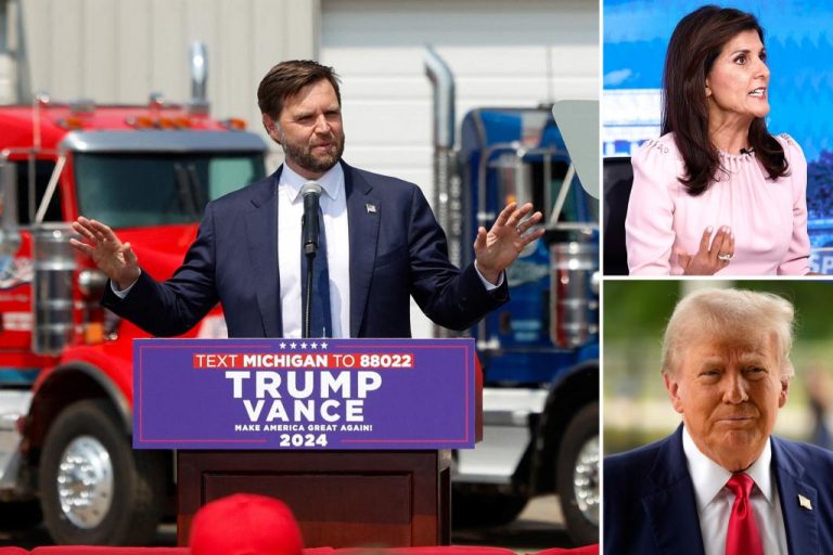 JD Vance defends Trump’s independence and outspokenness after Nikki Haley criticizes campaign for complaining about Kamala Harris.