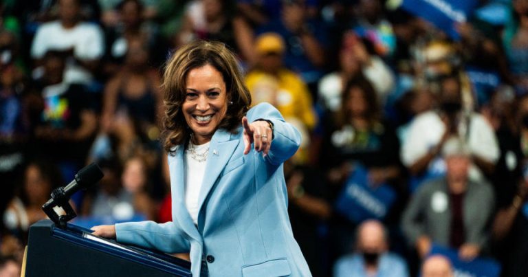 Kamala Harris secures enough votes to become Democratic presidential candidate.