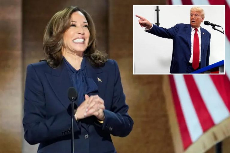 Poll shows Harris ahead of Trump in Michigan.