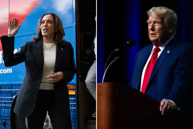 Poll shows Trump and Harris are tied in seven key states.