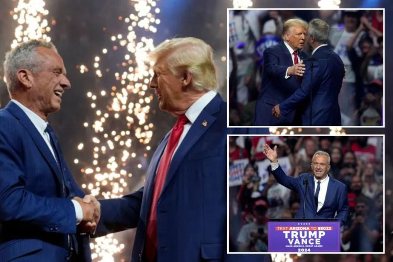 RFK Jr. attends Trump rally, endorses GOP nominee and expresses pride