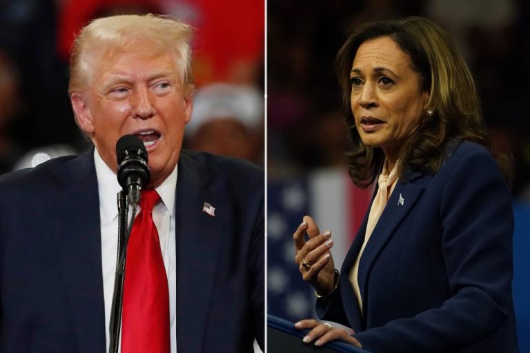 Trump ahead of Harris in North Carolina poll after party switch.