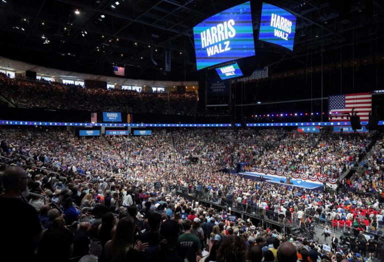 Trump lied about Harris using AI to fake image of large rally, showing his obsession with crowd size.