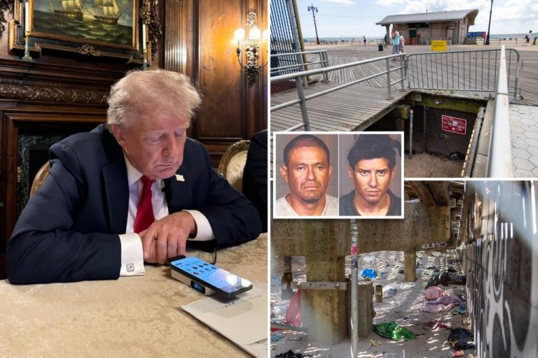 Trump loves New York but blames illegal immigration for ruining it.