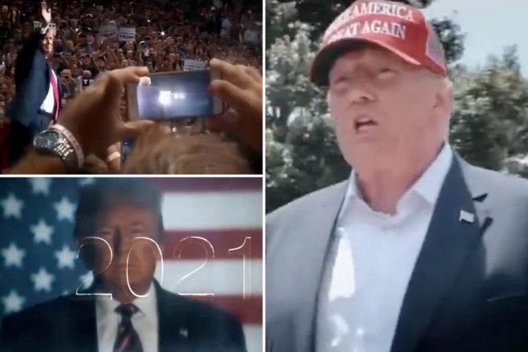 Trump posts first video on X platform before Elon Musk interview.