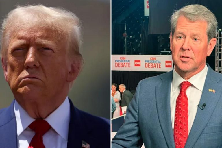 Trump says he will reconcile with Brian Kemp.