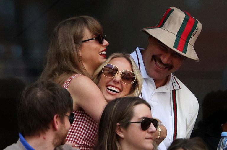 Antonio Brown says Taylor Swift and Brittany Mahomes support Trump.