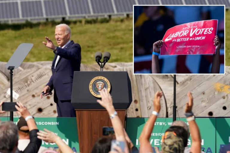 Biden praises energy investments and criticizes Trump during Wisconsin visit.
