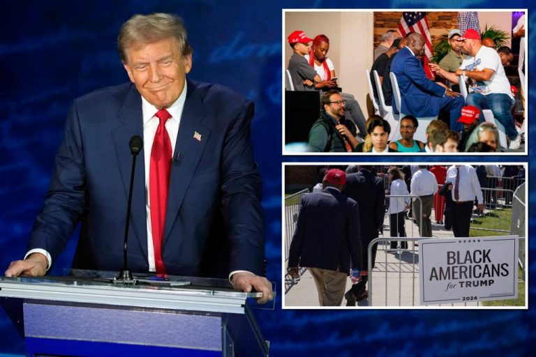 Black voters boost ex-president Trump ahead of Harris in Michigan.