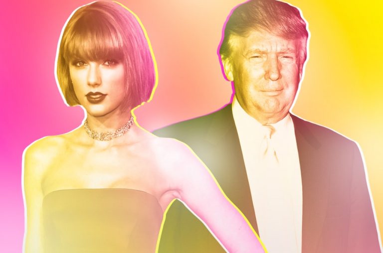 Donald Trump responds to Taylor Swift supporting Kamala Harris.