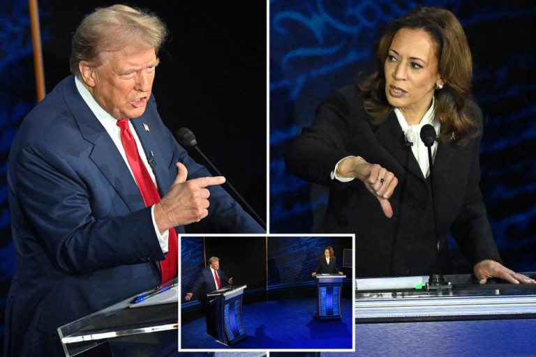 Harris and Trump remain close in national polls after debate.