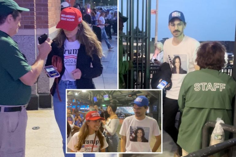 Post reporters wear Trump hat and Kamala gear at Mets game, see how they’re treated