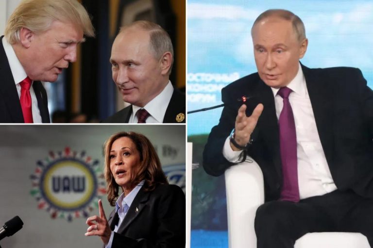 Putin picks favorite in US election between Trump and Harris.