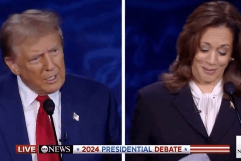 Trump mentions Harris’ ‘I’m speaking’ moment from 2020 debate in video.