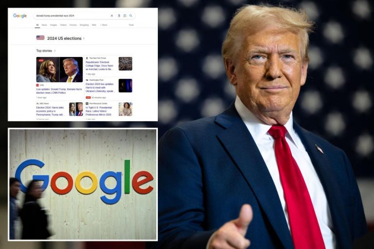 Trump threatens to sue Google if he wins for promoting negative news about him.