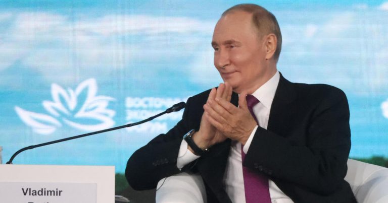 Vladimir Putin Smiles and Hints at Supporting Kamala Harris, as U.S. Accuses Russia of Interfering in Election