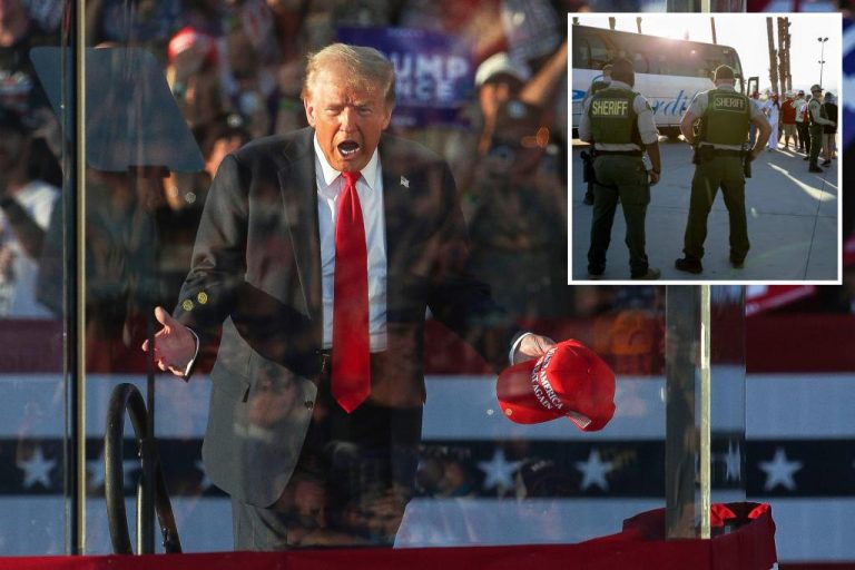 Armed Man Arrested Outside Trump Rally in Coachella, Sheriff Says Third Assassination Attempt Stopped