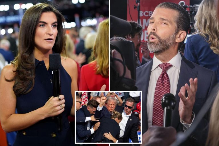 Donald Trump Jr. criticizes Kaitlan Collins and blames media for dad’s assassination attempts.