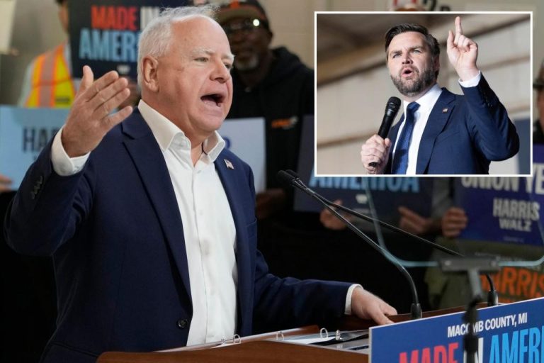 Tim Walz is hurting Harris campaign, while JD Vance is boosting Trump.