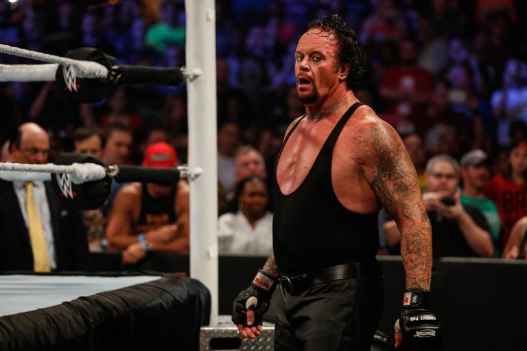 Undertaker teams up with Trump to tell voters to pick carefully.